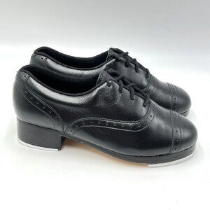 BLOCH Girls Womens Size 4.5 S0313L Jason Samuels Smith Black Leather Tap Shoes